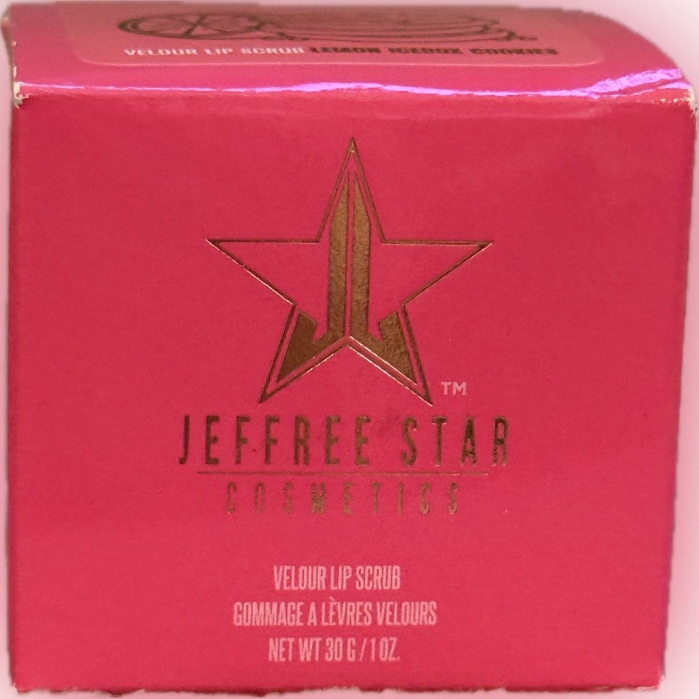 🍋JEFFREE STAR🍋Lemon Icebox Cookies Velour Lip Scrub/NIB - Picture 6 of 9